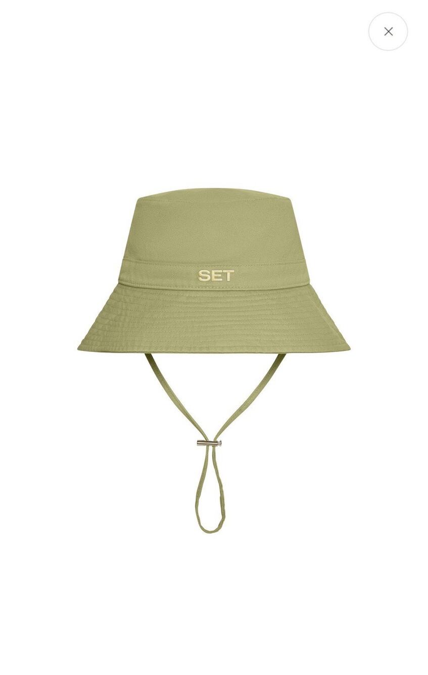SET ACTIVE Cotton Twill Bucket Hat Womens Palma One Size